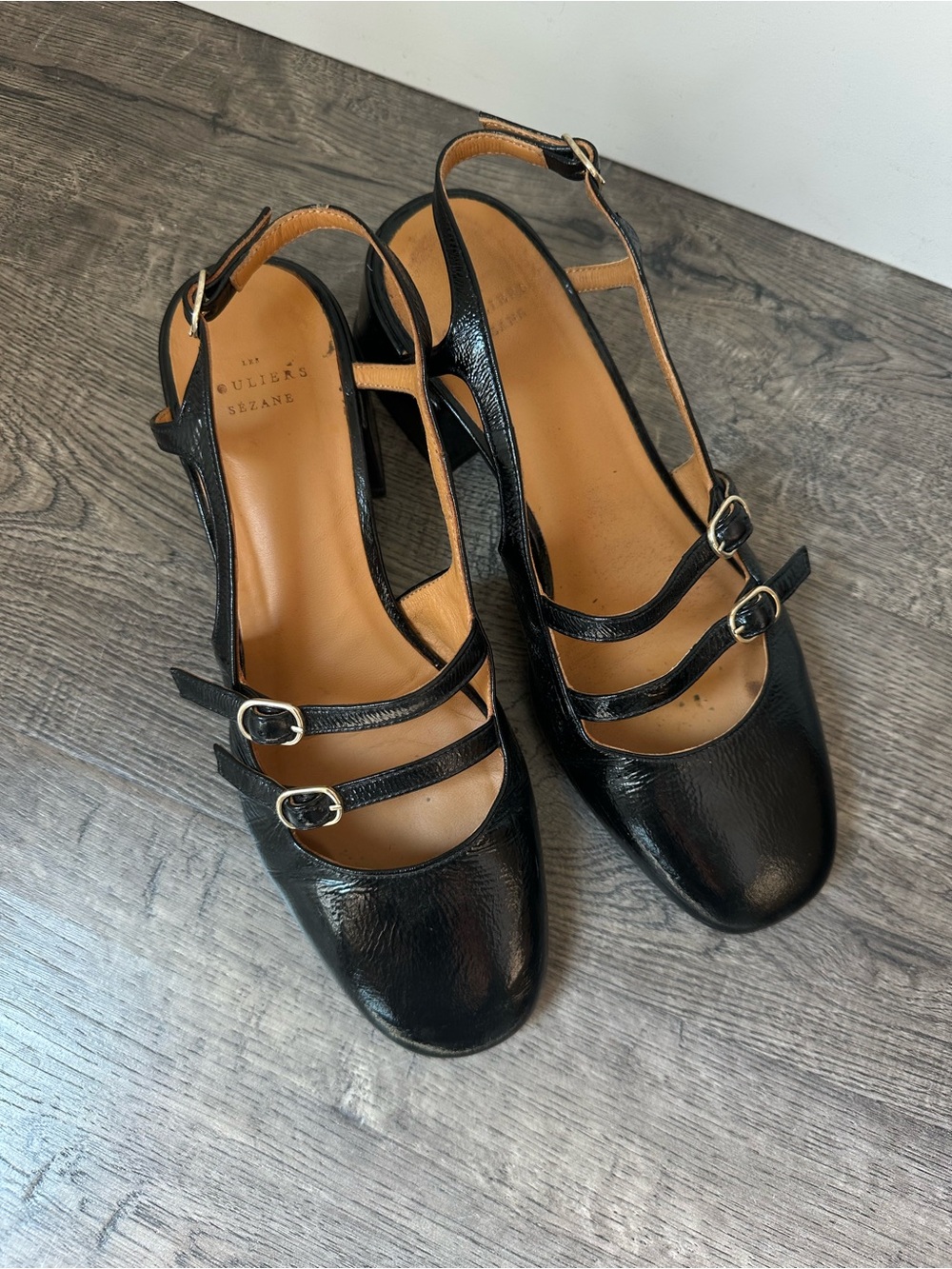 Sézane Sling Mary Jane Block Heel 🖤 - Picture 3 of 6